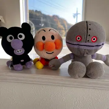 프리치이 콩 아기 호빵맨 세균맨 다다단 봉제 인형