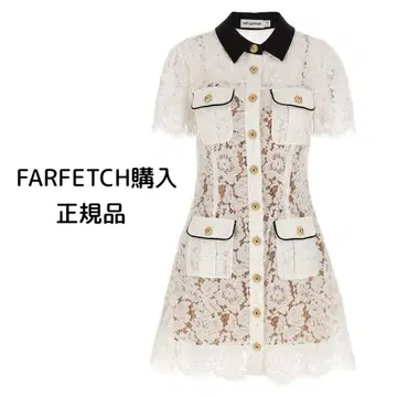 셀프 포트레이트 레이스 원피스