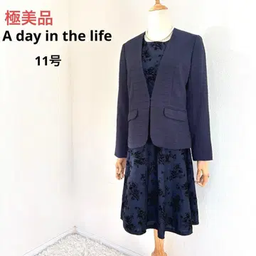 컨디션 최상 A day in thelife 세레모니 원피스 수트 네이비