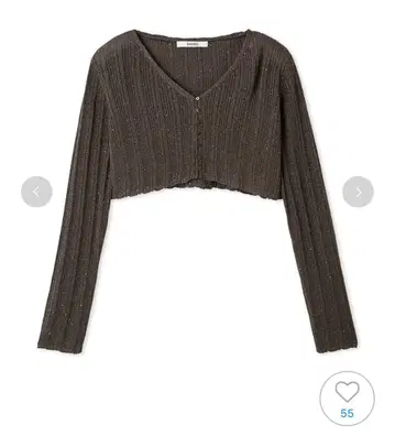 스나이델 리브 시어 가디건 BRW 브라운