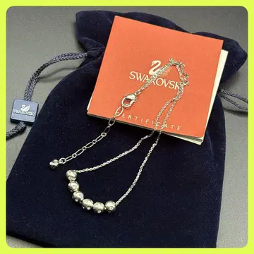 컨디션 최상 SWAROVSKI 스와로브스키 크리스탈 볼 목걸이