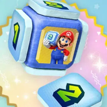 슈퍼 마리오 점보 2WAY 주사위 쿠션 레어