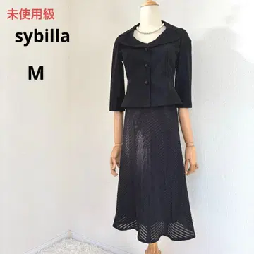 미사용급 시빌라 포멀 원피스 수트 블랙 일본제 M 컨디션 최상