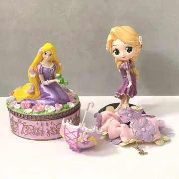 라푼젤 디즈니 소품함 액세서리 케이스 Qposket 완판템