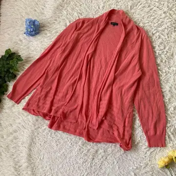 컨디션 최상 인디비 겉옷 가디건 핑크 빅 사이즈 48 4XL