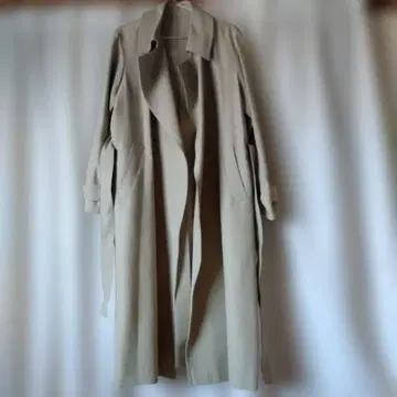23구 카키 베이지 트렌치코트 커프스 포함 38