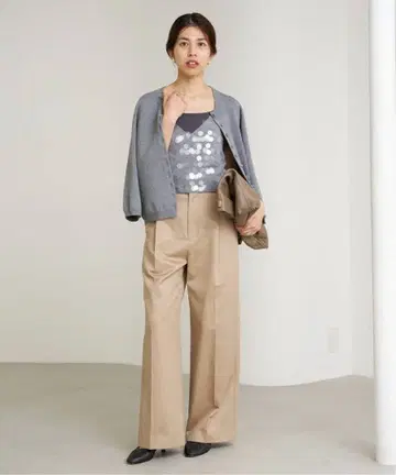 IENA 센터 프레스 치노 팬츠 34 사이즈