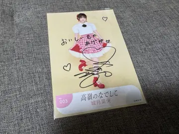 타카미네노 나데시코 시로츠키 나오 메이드 지상주의 친필 브로마이드