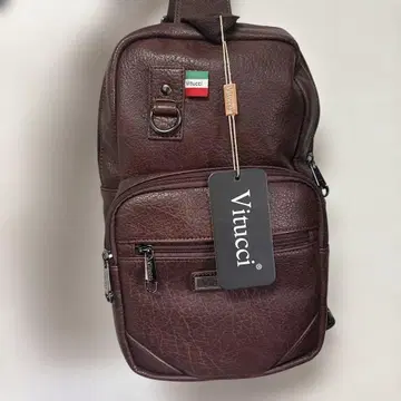[ 새상품 ] Vitucci 다크 브라운 숄더백