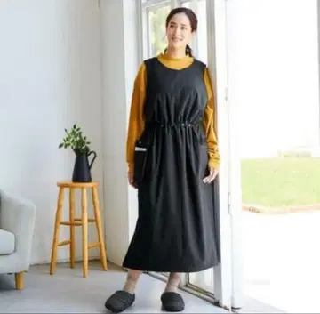 워크맨 홈기어 웜 드레스 WORKMAN 보아 안감 사양 블랙