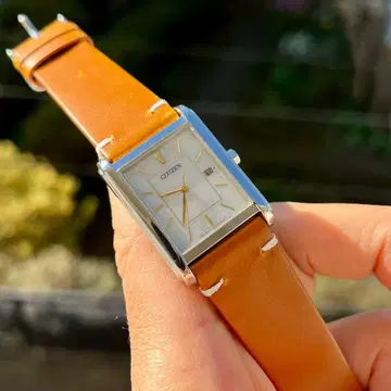 CITIZEN Tank Eco-drive 쿼츠 손목시계 베이지 좋은 상품