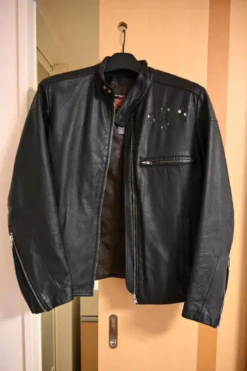 빈티지 가죽 자켓