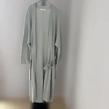 ebure 니트 롱 가디건 니트 코트 에브레 코튼 100