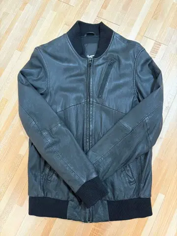 덴함 블랙 가죽 자켓