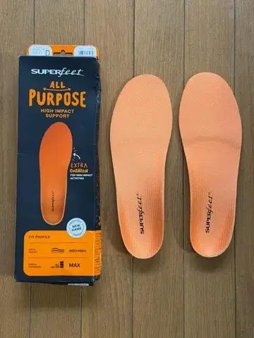 SUPERfeet 슈퍼피트 트림 오렌지