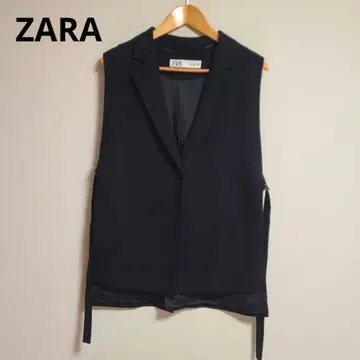 ZARA 자라 베스트 슬릿  테일러드 베스트 M 블랙