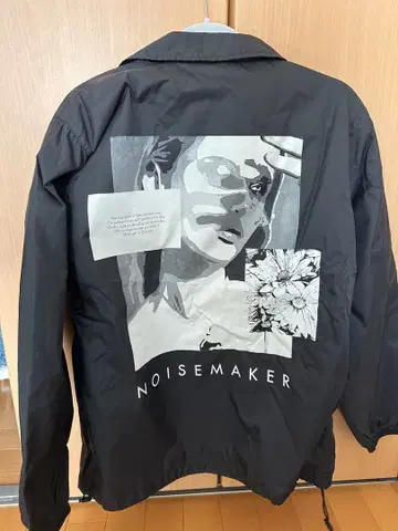 NOISEMAKER 나일론 자켓 블랙