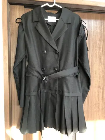 HARE 2WAY 자켓 원피스 블랙 F