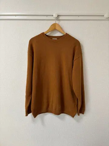 steven alan 브라운 LOOSE FIT 니트 스웨터