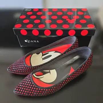 DIANA NJ 4260D 미키마우스 플랫슈즈