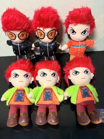 hide 봉제 인형 6점