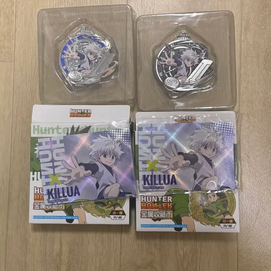 Hunter×hunter Metal Coin Killua Set on Bunjang Global Site.