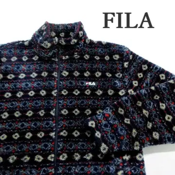 MY1764 FILA 휠라 플리스 자켓 보아 하프 지퍼 사이즈 L