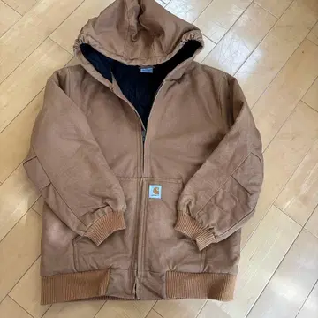 Carhartt 후드 부착 브라운 점퍼