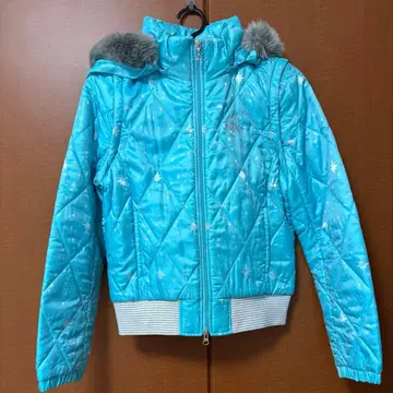 캘러웨이 퍼(Fur) 포함 퀼팅 자켓