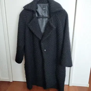 Munich 니트 코트 블랙