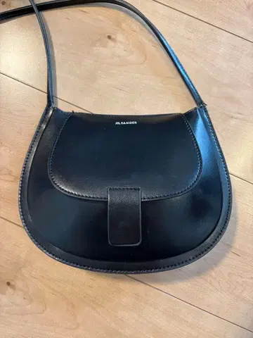 질 샌더 블랙 숄더백