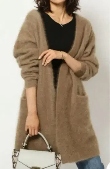 [컨디션 최상] BARNYARDSTORM 라쿤 가디건 카멜