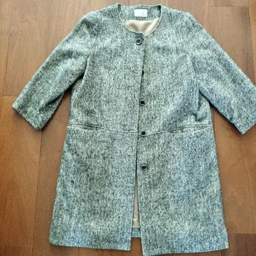 블랑 블루 미닛 롱 코트 그레이