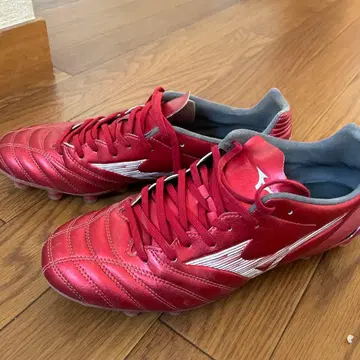 미즈노 축구화 스파이크 레드