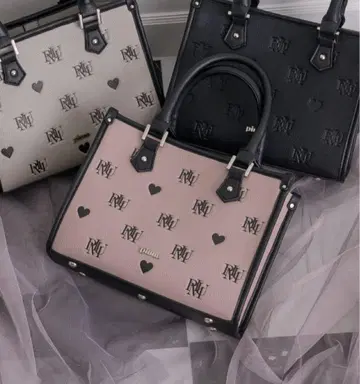 pium 모노그램 스퀘어 토트백