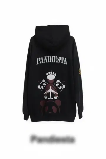 Pandiesta 팬디에스타 새상품 남성용 후드티 자수 샘플 4L 절개