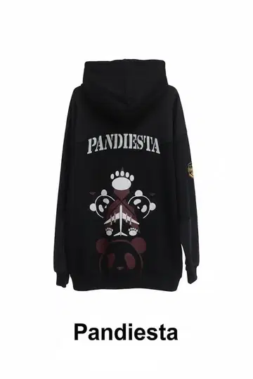 Pandiesta 팬디에스타 새상품 남성용 후드티 자수 샘플 4L 절개