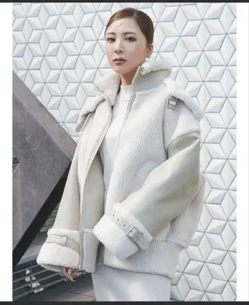 GYDA BIG 칼라 와이드 리브 B-3 자켓