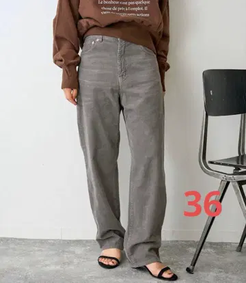 스픽 앤 스팬 코듀로이 팬츠 그레이 36