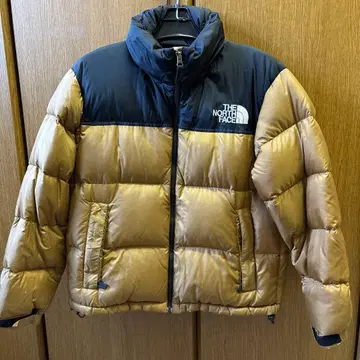 THE NORTH FACE 다운 자켓 베이지/네이비