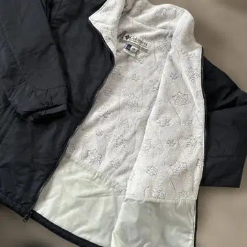 컬럼비아 블랙 자켓 블루종 자수 로고 XL