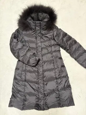 23구 시레타프타 롱다운 코트 블랙 38