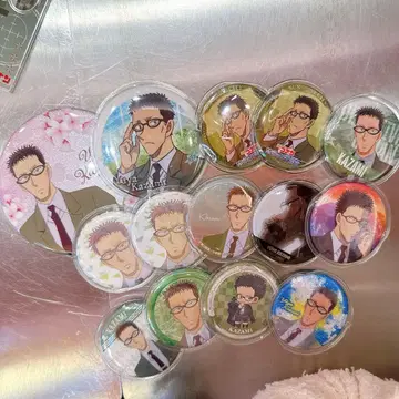 명탐정 코난 카자미 유야 캔뱃지 14개 묶음 판매