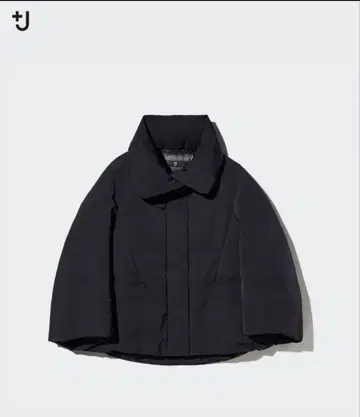 UNIQLO +J 다운 자켓 하이브리드 여성용 M 블랙
