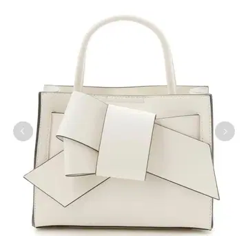 프레이 아이디 리본 미들 백 화이트