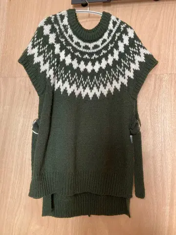 프릭스스토어 페어아일 패턴 니트 베스트