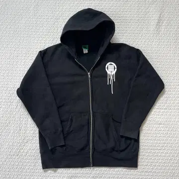 [컨디션 최상] 이치니산야 집업 후드티 블랙 후드 부착