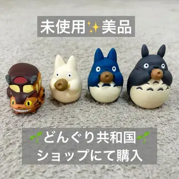 토토로 고양이 버스 피규어 4개 세트