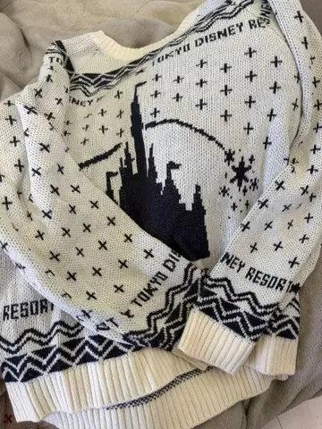 도쿄 디즈니 리조트 긴팔 니트 스웨터