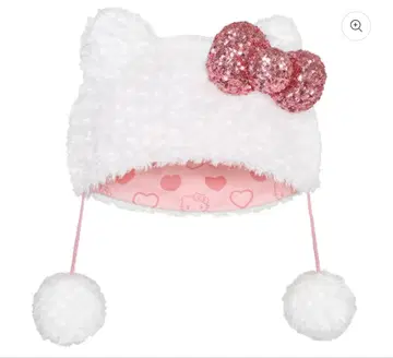 유니버셜 헬로키티 폼폼 포함 햇